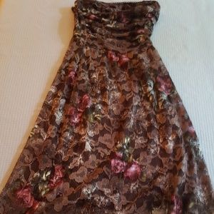 Charlotte Russe Strapless Lace Dress